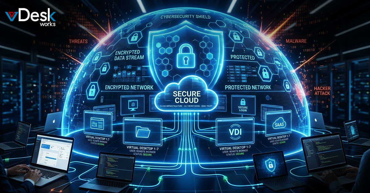 virtual desktops, cybersecurity posture