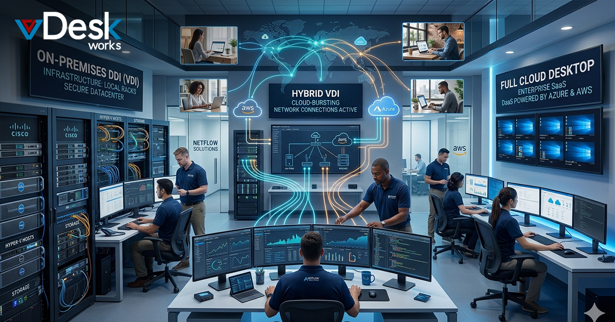 Selecting your desktop virtualization model: On-premises, hybrid or cloud?