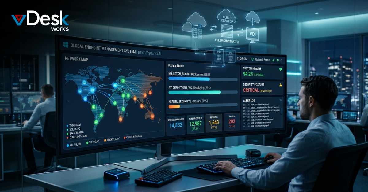Simplifying Windows Patching with vDeskWorks Cloud Desktop