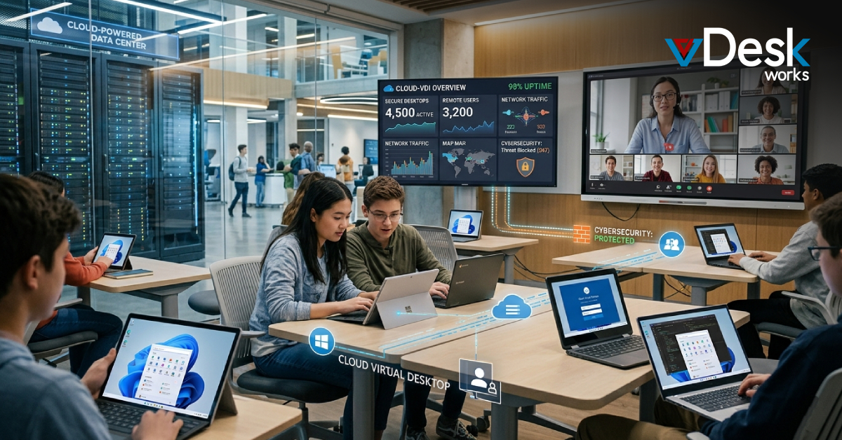 How Schools Stay Online During Disruptions with Cloud Virtual Desktop Solutions?