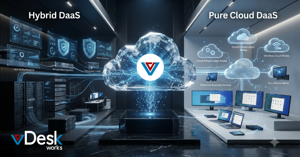 Hybrid DaaS vs Pure Cloud DaaS: Which Model Fits a Growing Business?