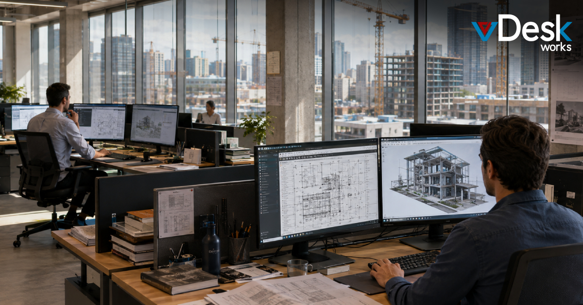 VDI for Construction & Architecture Firms: Running CAD, Revit & 3D Rendering on Virtual Desktops