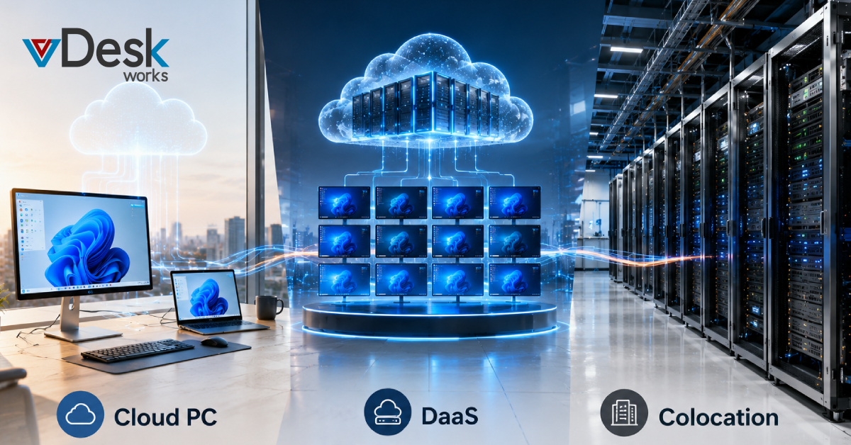 Cloud PC vs DaaS vs Colocation: What's Best for Remote Work?