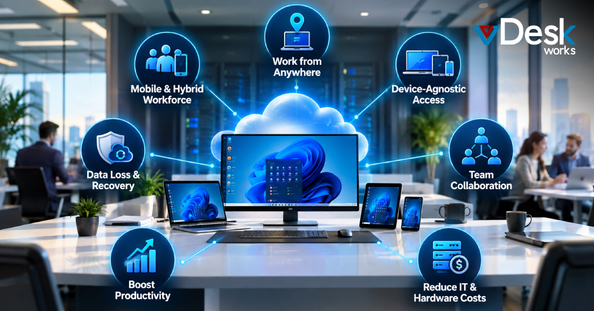 How Cloud Desktops Solve 7 Common Business Challenges in 2026?