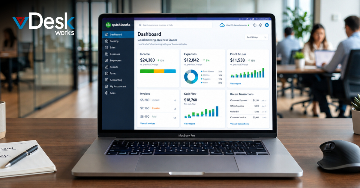 How to Access QuickBooks Remotely with Cloud PC (The Smarter Way)