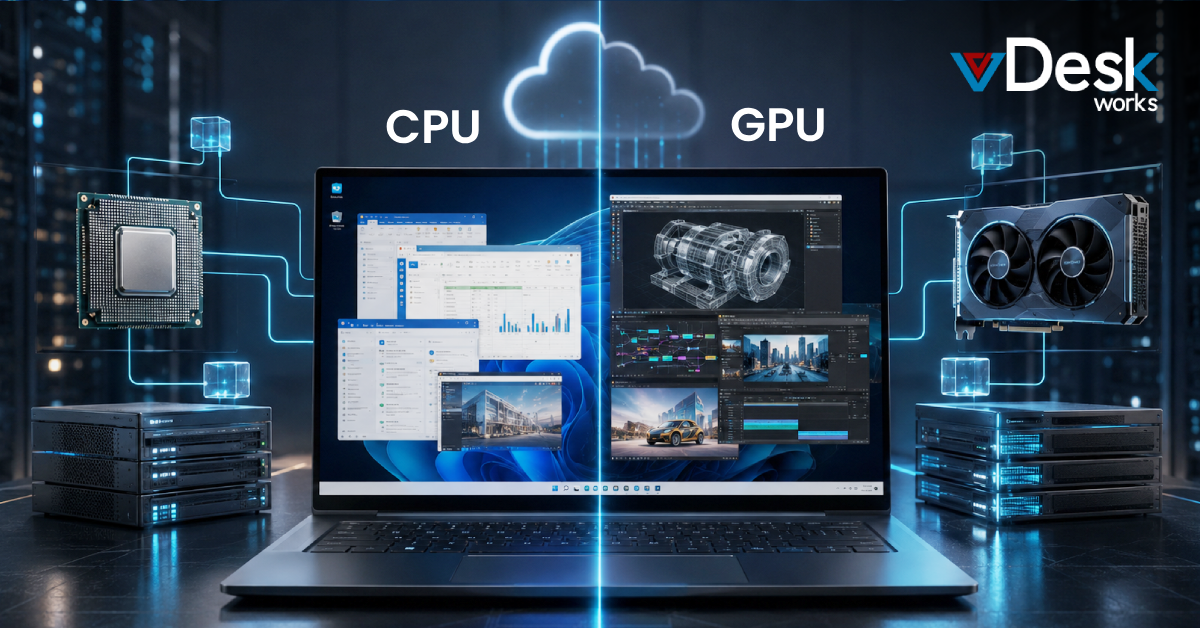 CPU vs GPU Cloud PC: Understanding What Your Business Really Needs