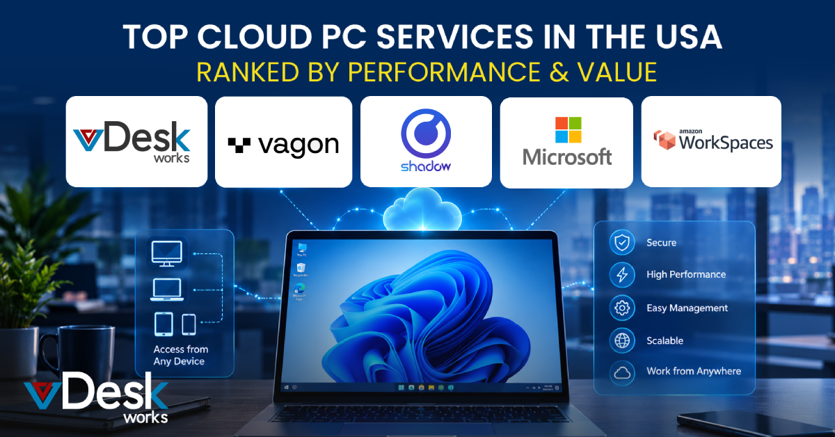 Top Cloud PC Services in the USA Ranked by Performance & Value