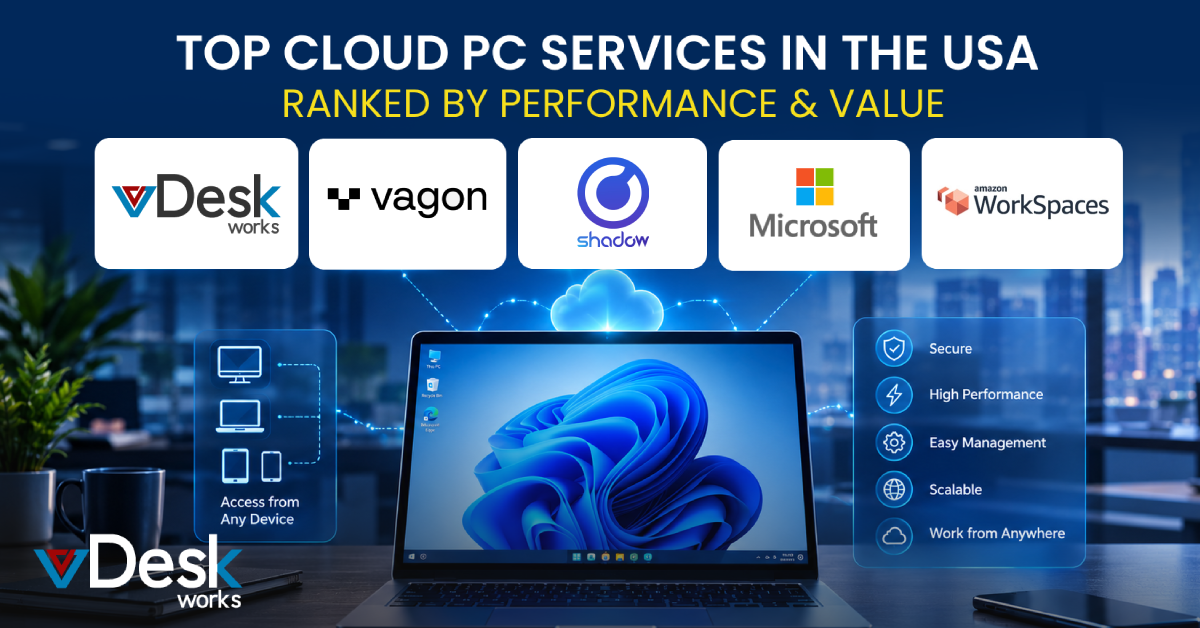 Top Cloud PC Services in the USA Ranked by Performance & Value