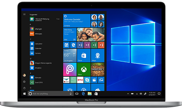 Secure Windows 10 Desktop Interface