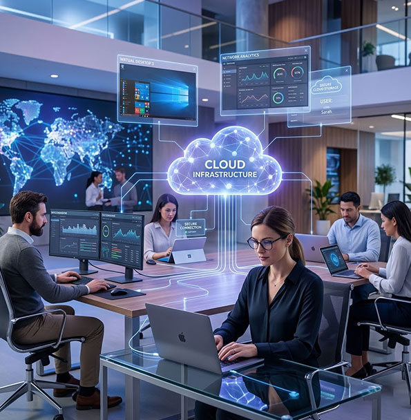 vDeskWorks cloud based desktop virtualization solutions on multiple devices